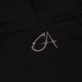 GA SIGNATURE ZIP-UP HOODIE - BLACK