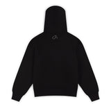 GA SIGNATURE ZIP-UP HOODIE - BLACK