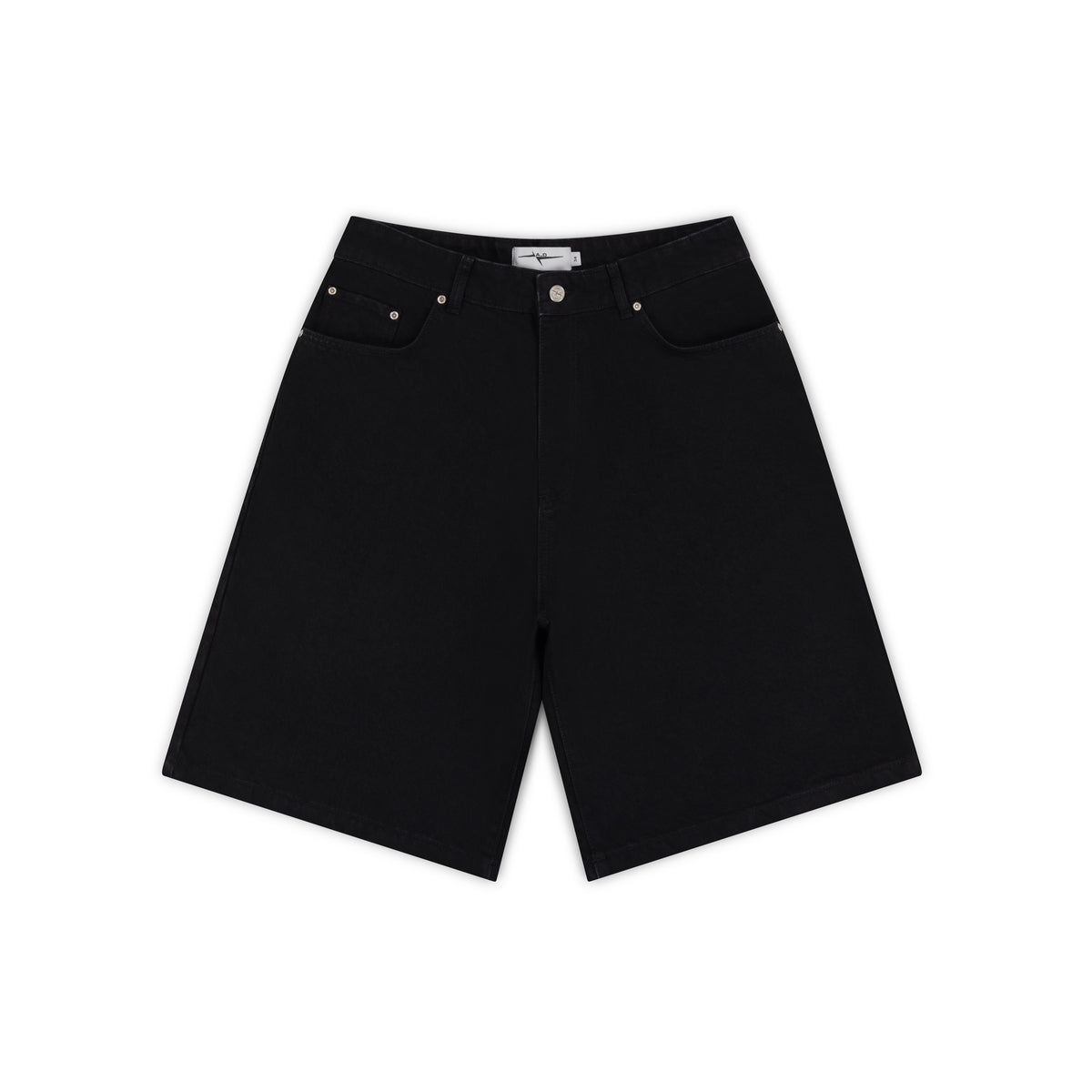 Men's Look 260816-232232 — BAGGY DENIM SHORTS - TRUE BLACK
