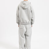 SIGNATURE ZIP-UP HOODIE -  GREY