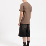SIGNATURE SHORT SLEEVE T-SHIRT - BROWN