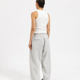 SIGNATURE UNCUFFED JOGGERS -  GREY