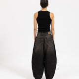 BAGGY DENIM JEANS - SMOKED EARTH