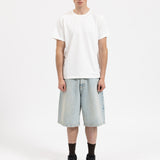 BAGGY DENIM SHORTS - TRUE BLACK