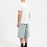 BAGGY DENIM SHORTS - TRUE BLACK