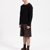 VENTILATED SHORTS - MAHOGANY