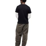 T-SHIRT GA SIGNATURE WEAVE - NOIR
