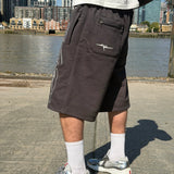 OVERLINE JOGGER SHORTS - CHARCOAL