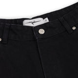 BAGGY DENIM SHORTS - TRUE BLACK