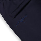 SIGNATURE UNCUFFED JOGGERS - NAVY